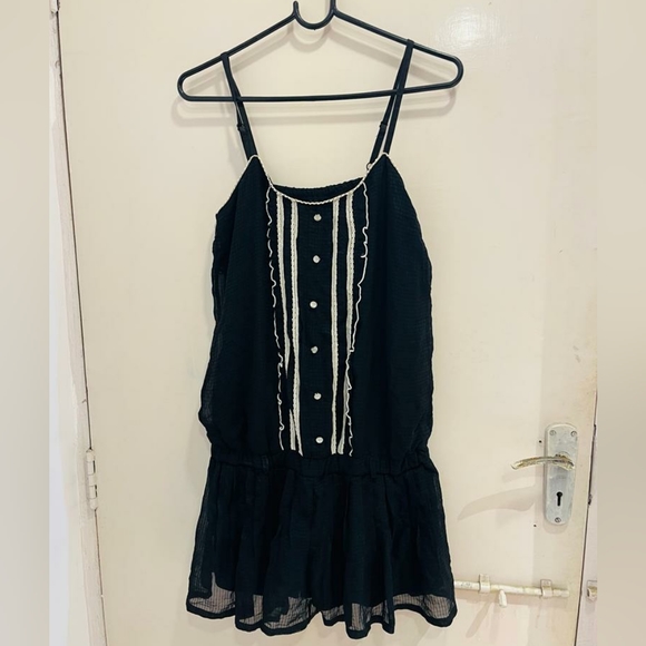 Black beautiful romper